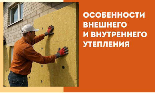 Какие особенности внешнего и внутреннего утепления в Учалах
