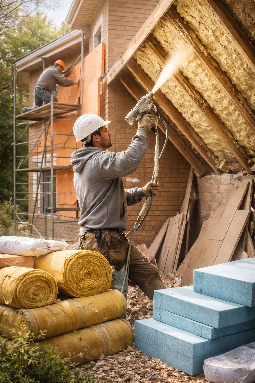 Утепление домов в Учалах под ключ от 4270 руб/м2 | Профессионально — ТепломастерЧлы