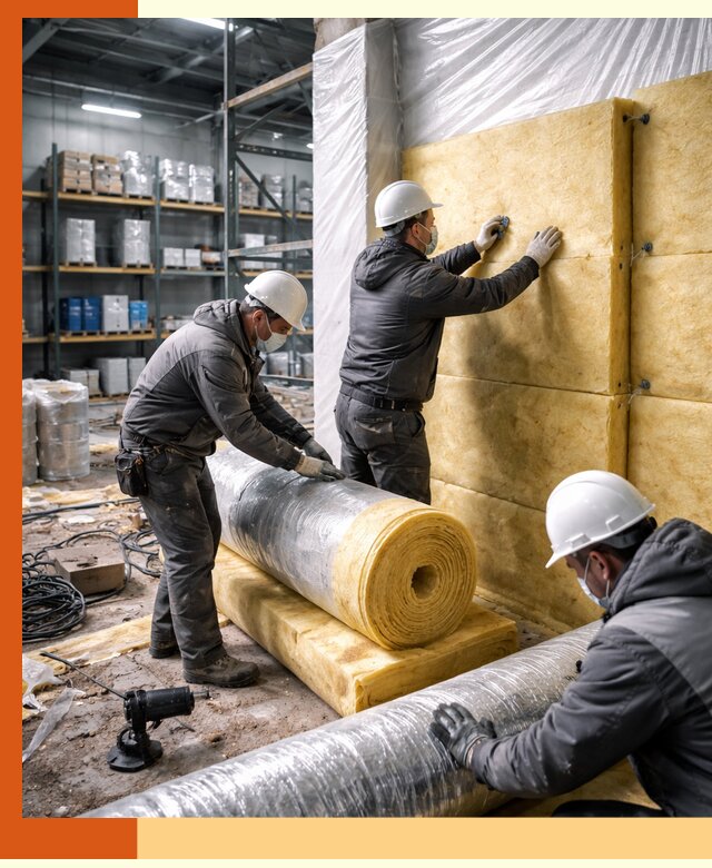 Утепление склада химсырья в Учалах: безопасная и эффективная изоляция