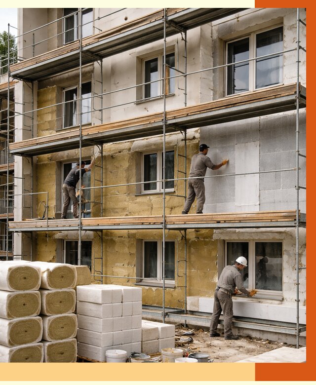 Утепление гостиницы в Учалах от 7320 руб./м2 — комплексно, ППУ, под ключ | ТепломастерЧлы