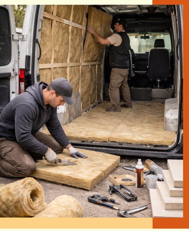 Утепление кемпера в Учалах под ключ от 12200 руб. — профессионально | ТепломастерЧлы