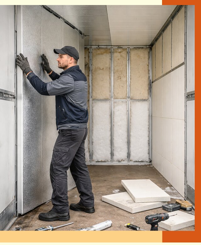 Утепление холодильного кузова в Учалах от 13725 руб. под ключ | ТепломастерЧлы