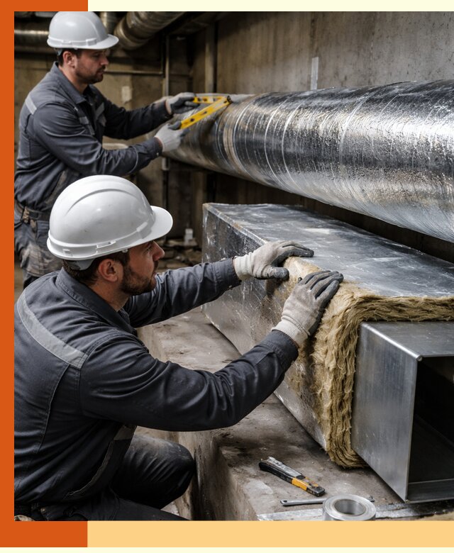 Профессиональное утепление воздуховодов и теплоизоляция в Учалах