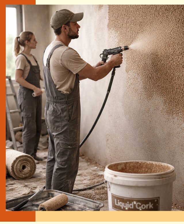 Утепление стен жидкой пробкой в Учалах эффективное и долговечное