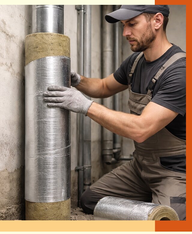 Шумоизоляция труб в Учалах от 1220 руб. — шумоподавление и звукоизоляция труб | ТепломастерЧлы